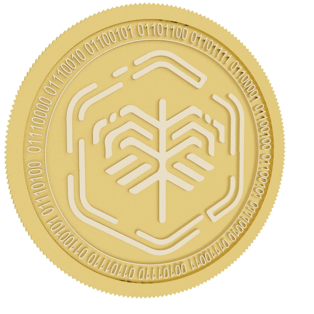 Emirex Token gold coin