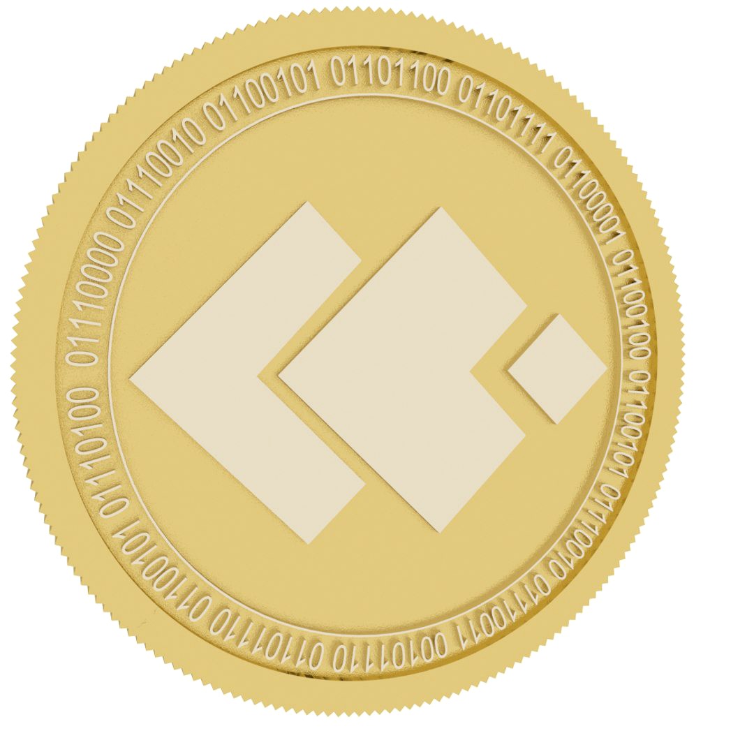 Blocktrade Token gold coin