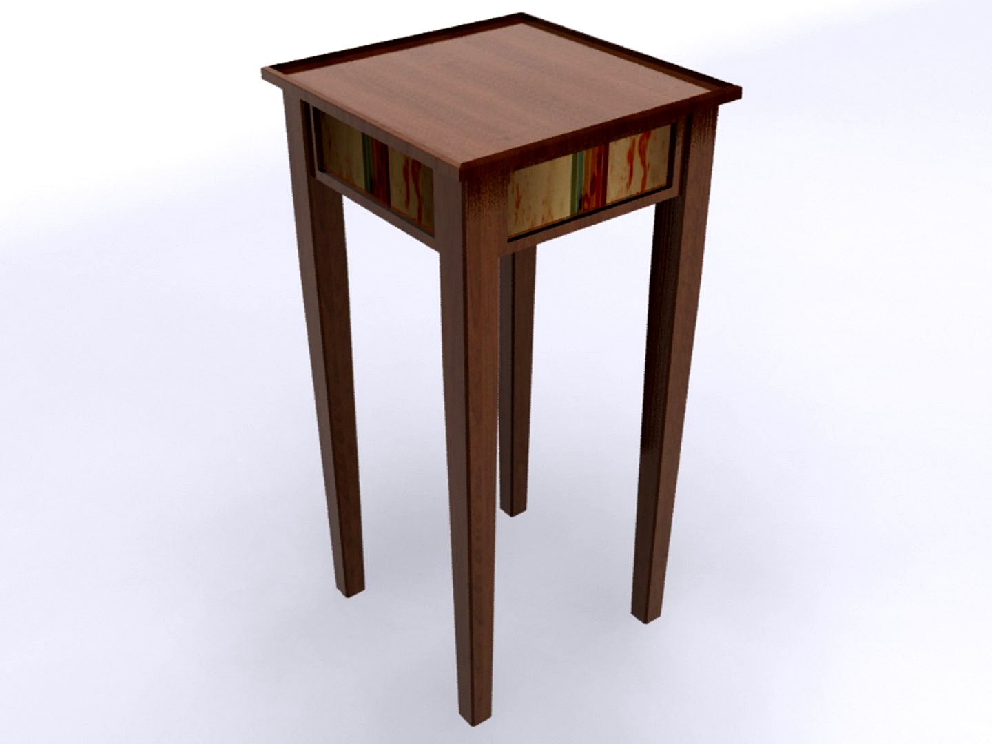 Wooden Pedestal Table
