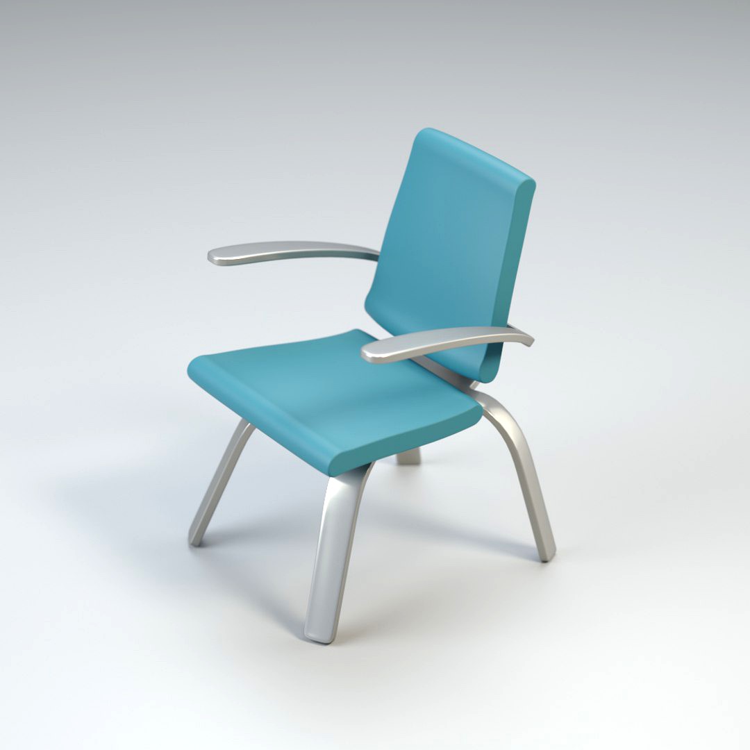 Simple Armrest Chair