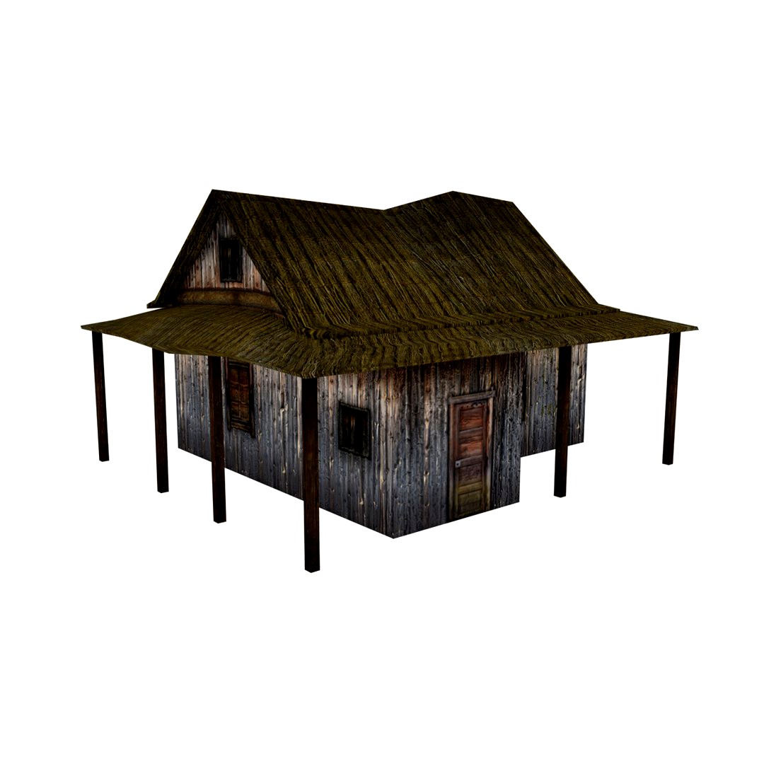 Medieval Game House Asset