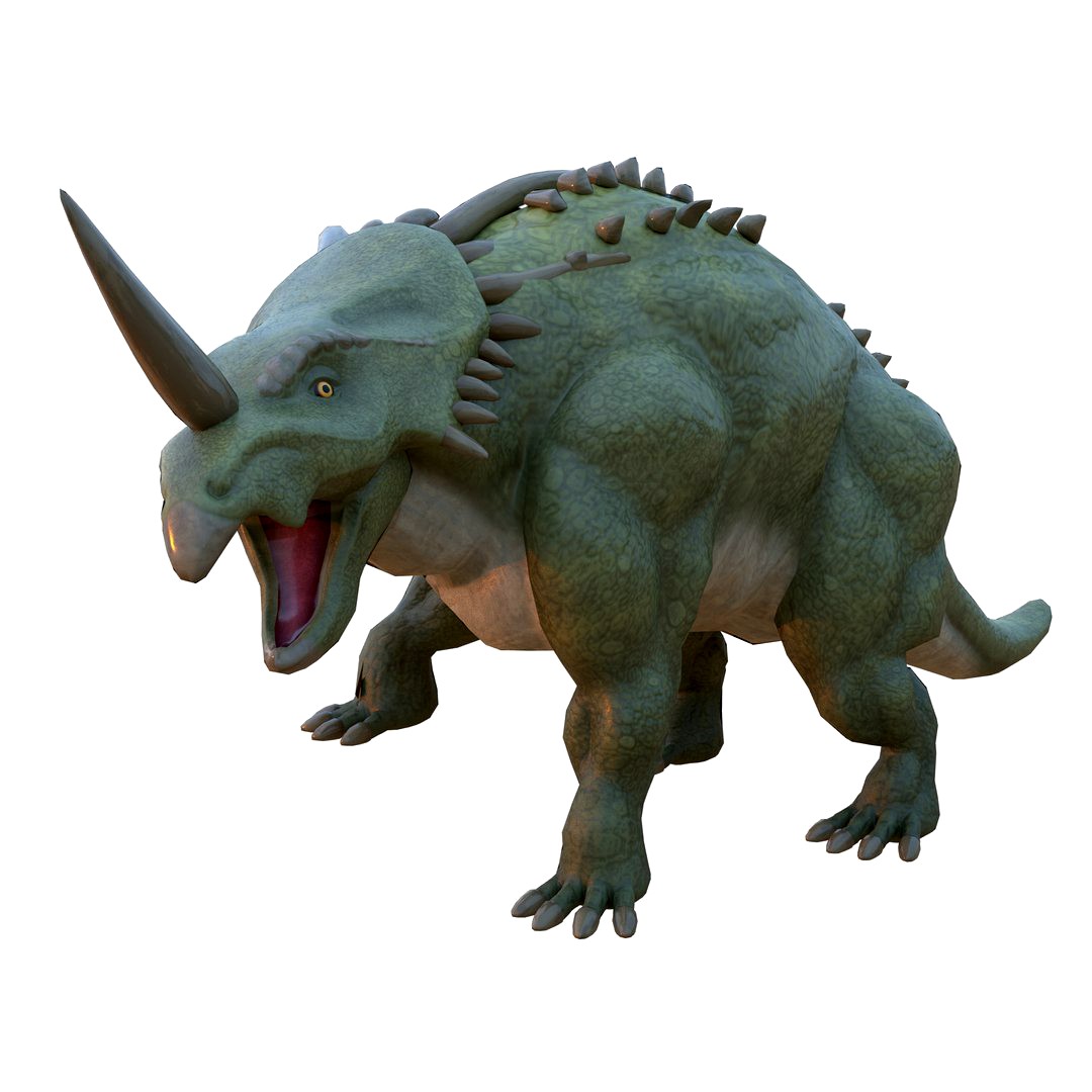 Styracosaurus Rigged