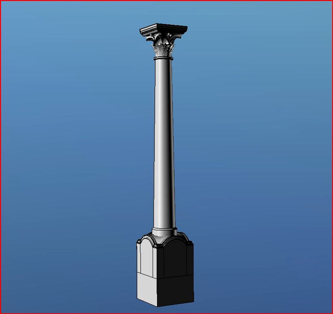 Roman Column CAD/Poly