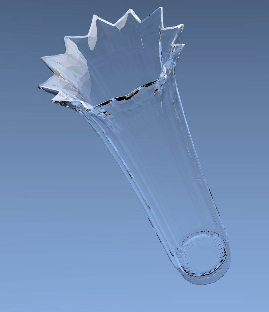 Glass Vase Sharp