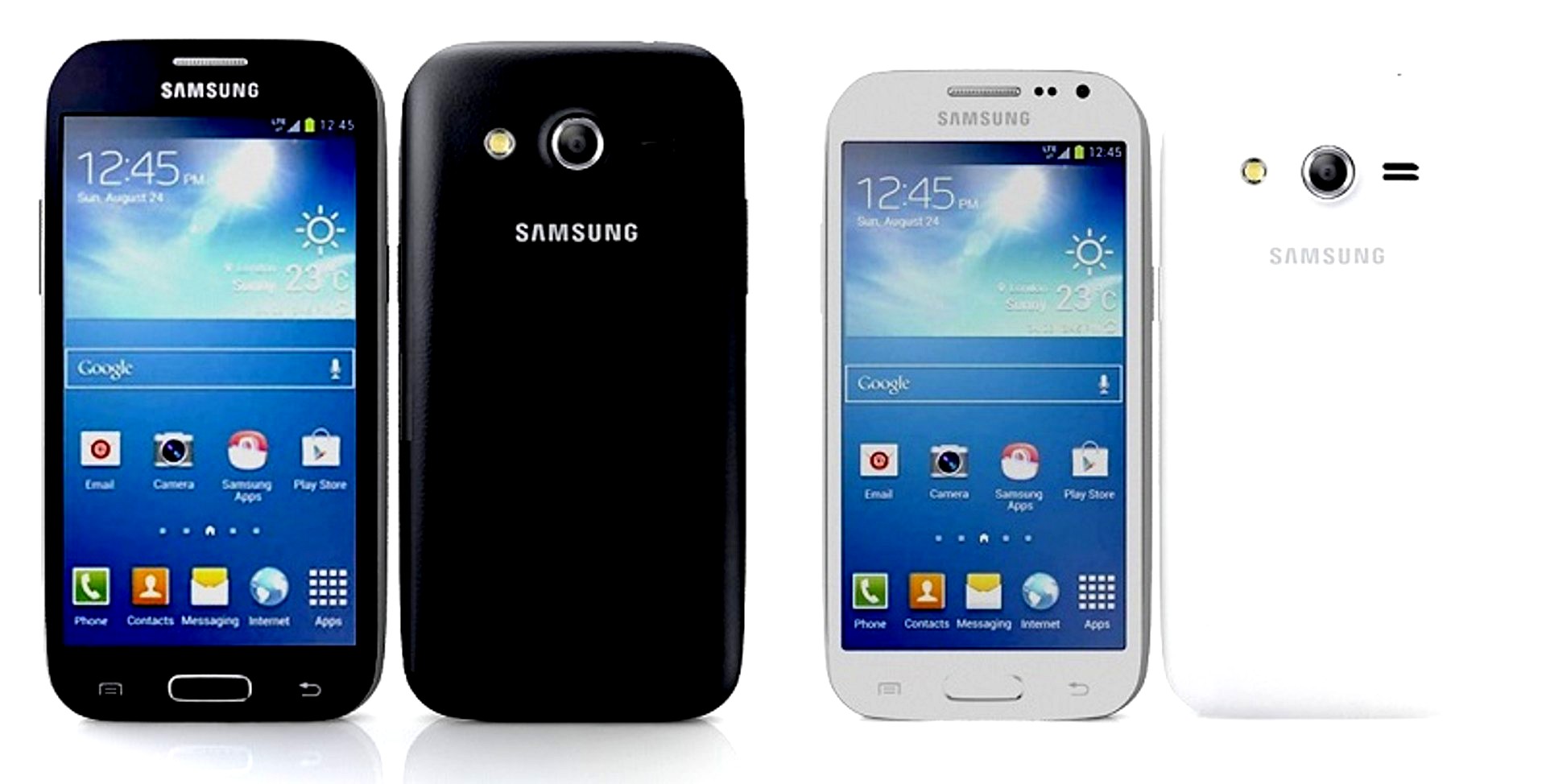 Samsung Galaxy Core Lte Black & White