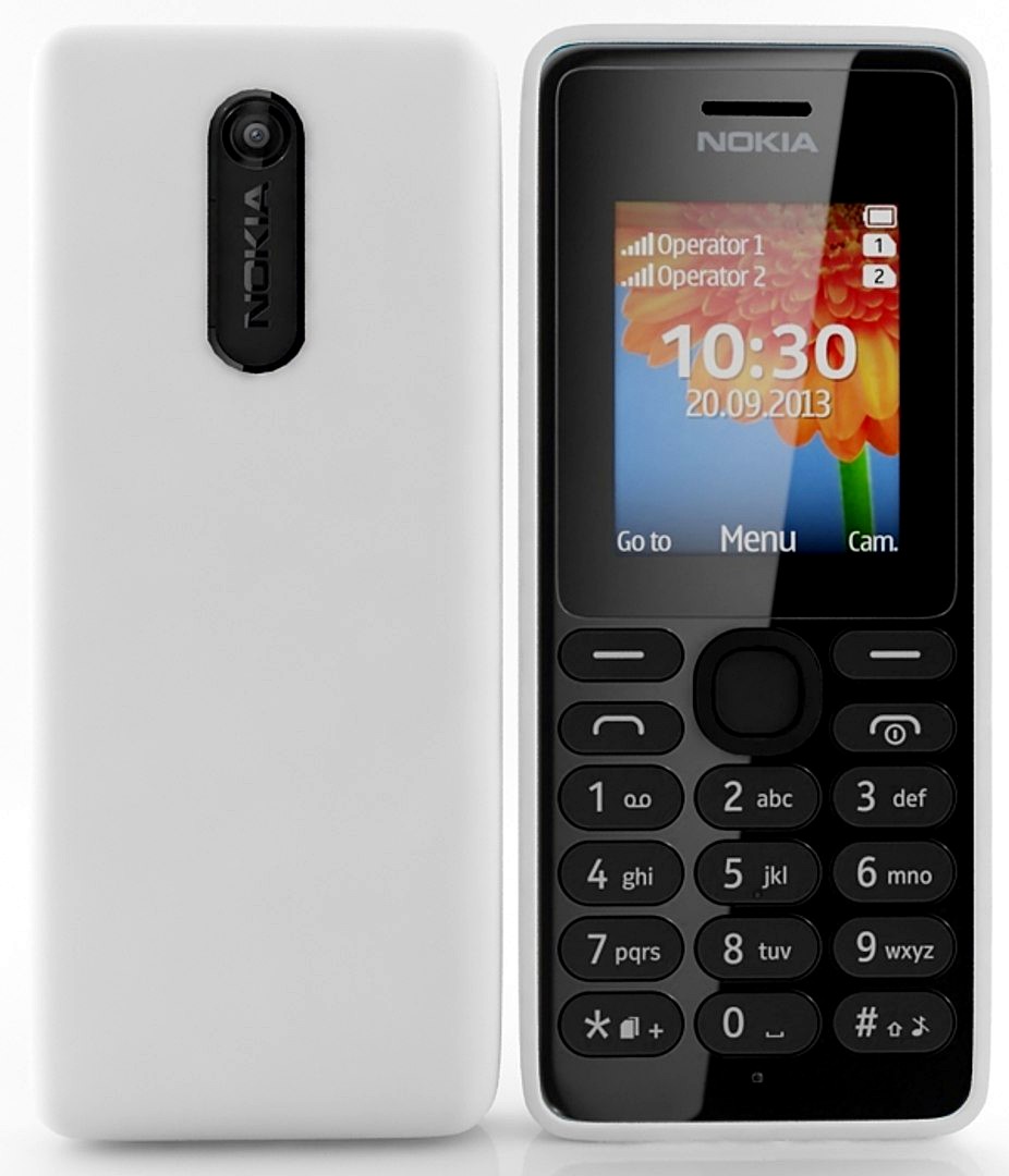 Nokia 108 Dual SIM White