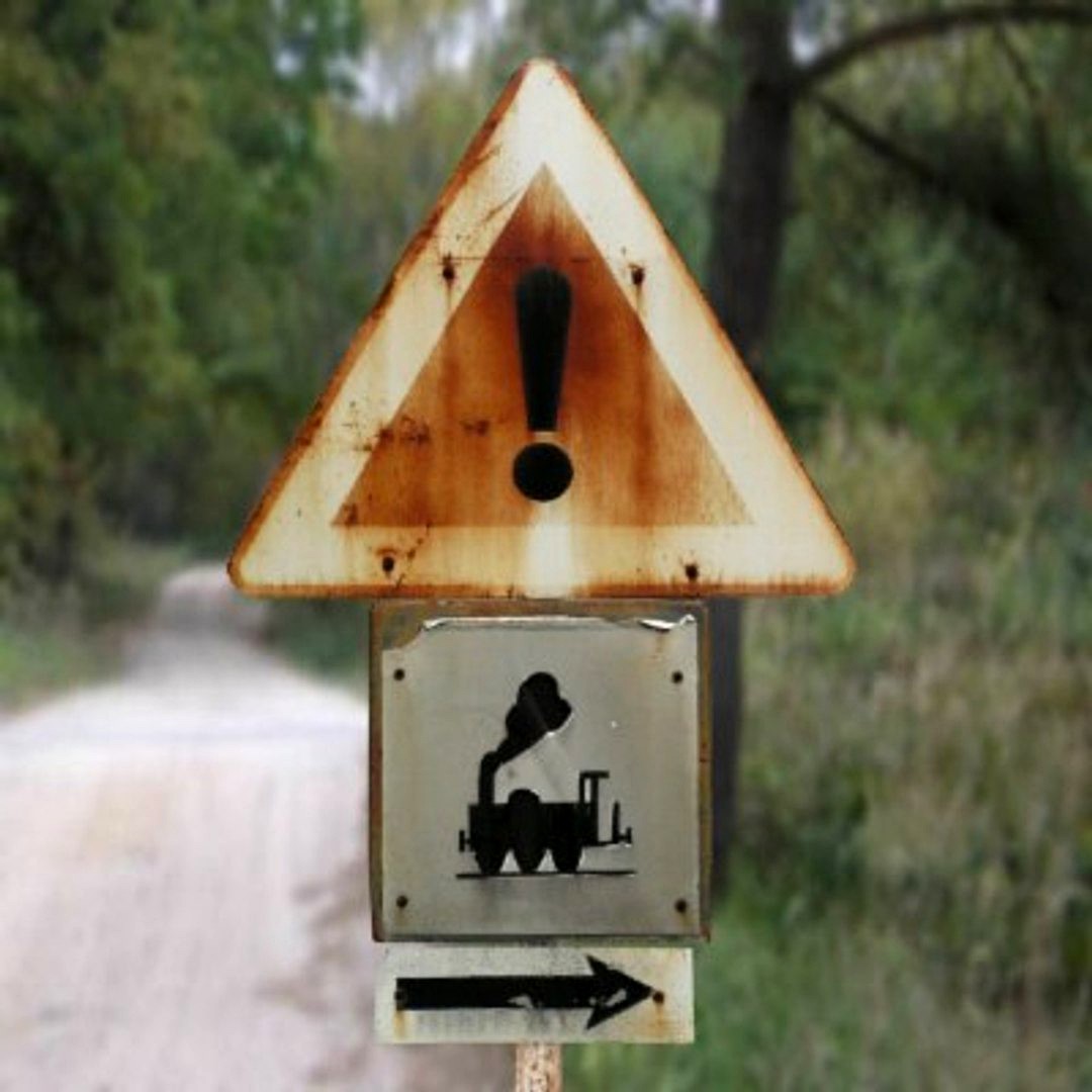 Rusty sign