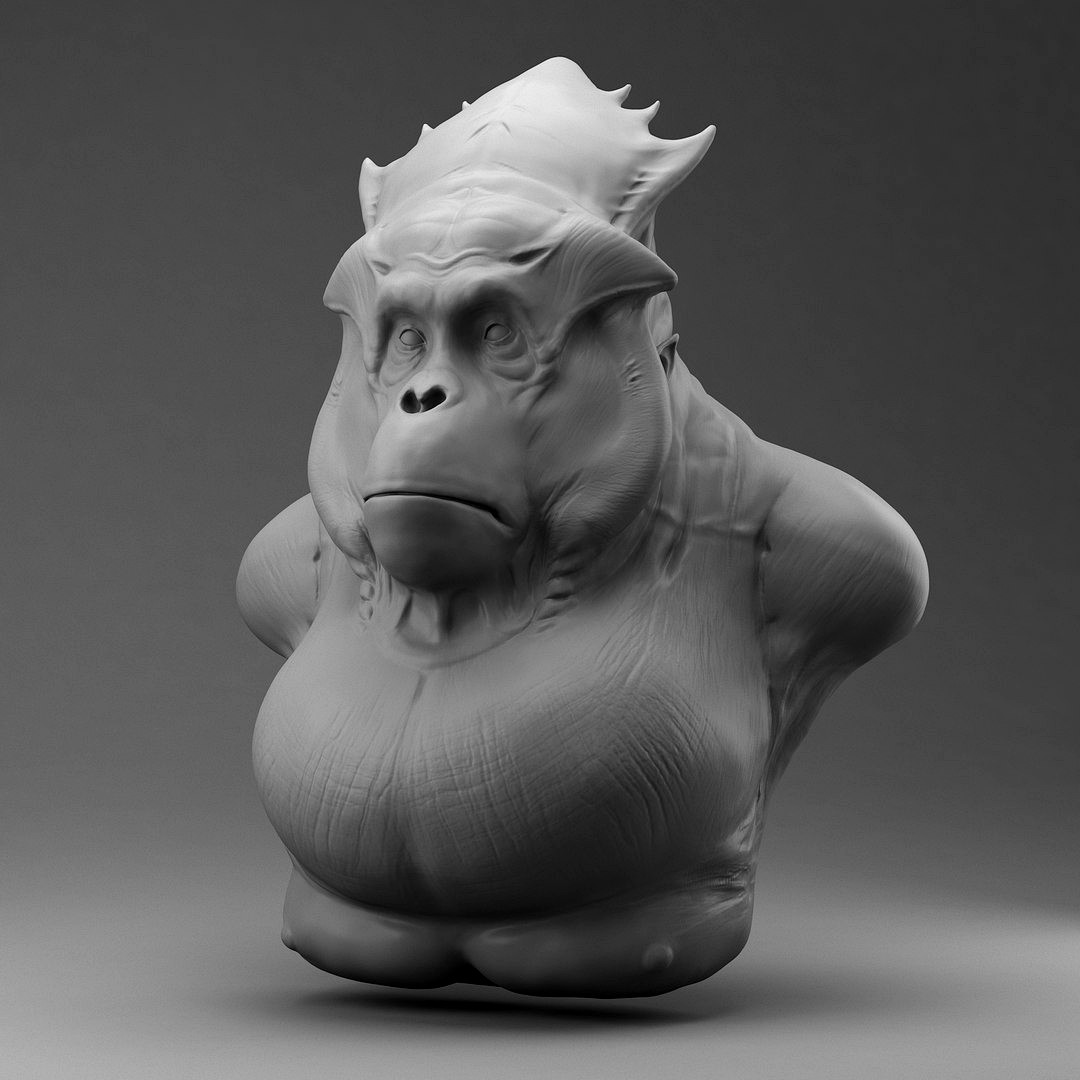 Ape sculpture