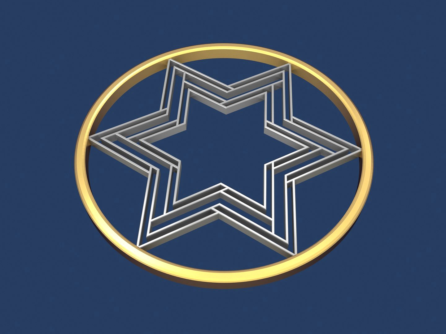 Star of David Circle
