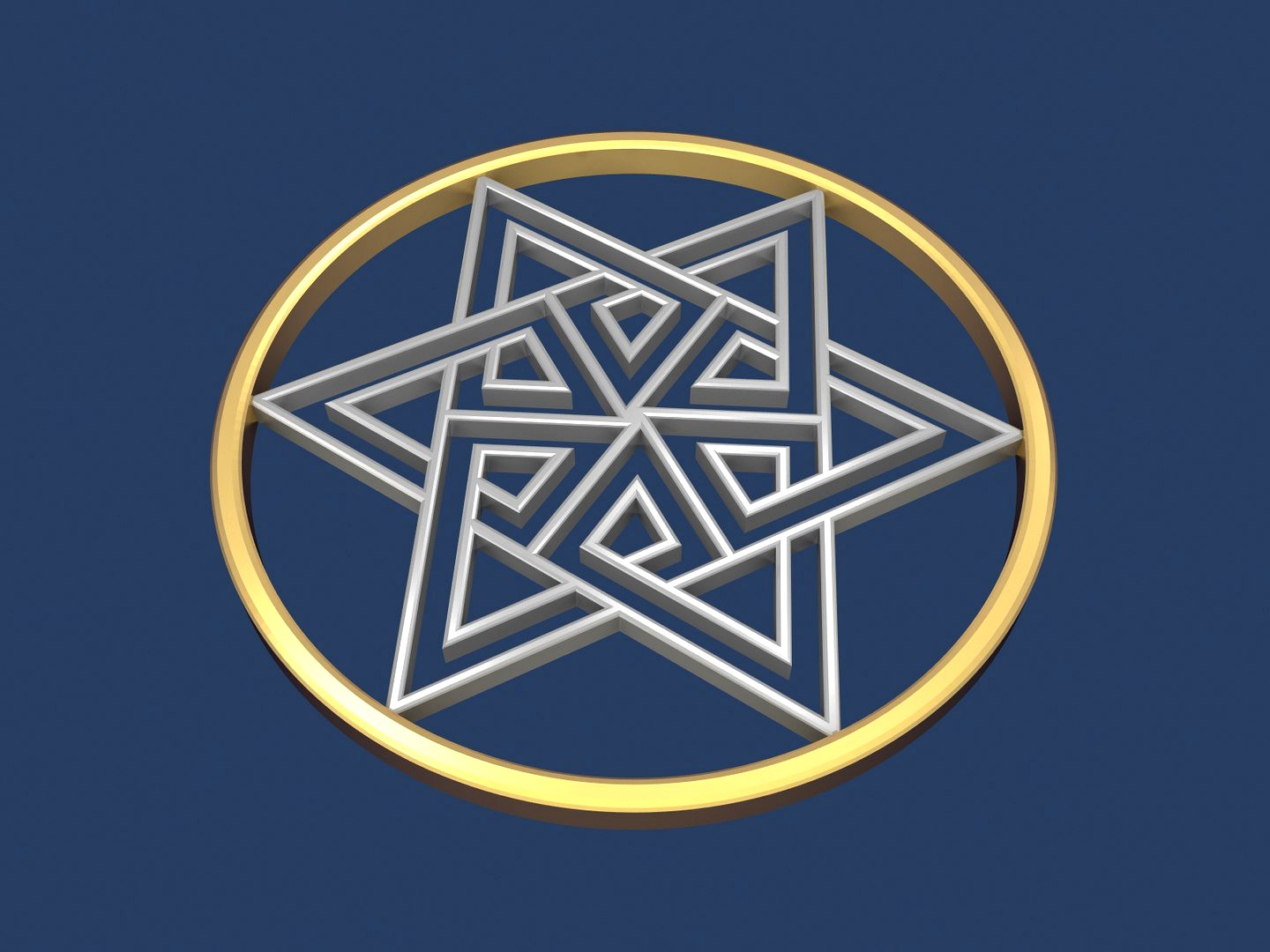 Star of David Circle