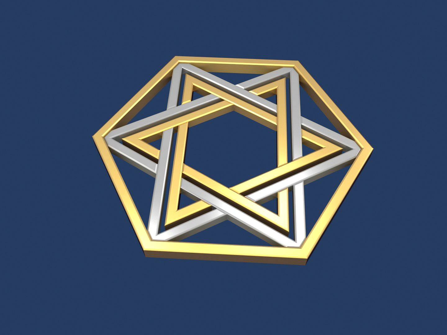 Star of David Hexagon