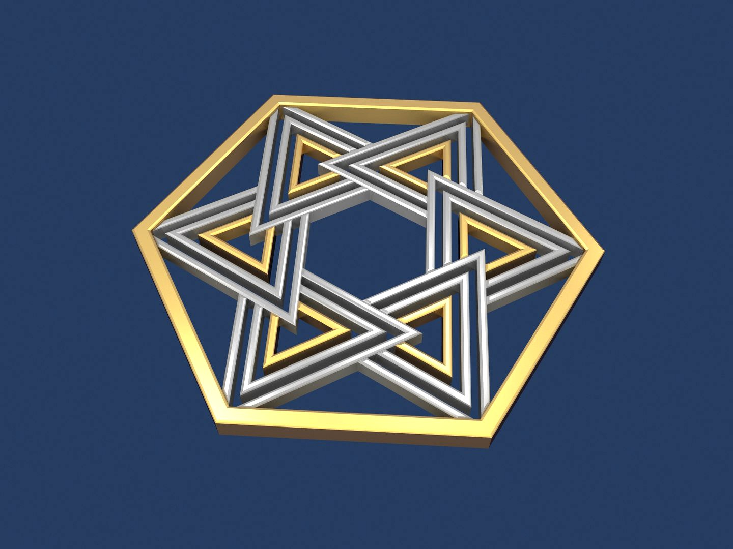 Star of David Hexagon