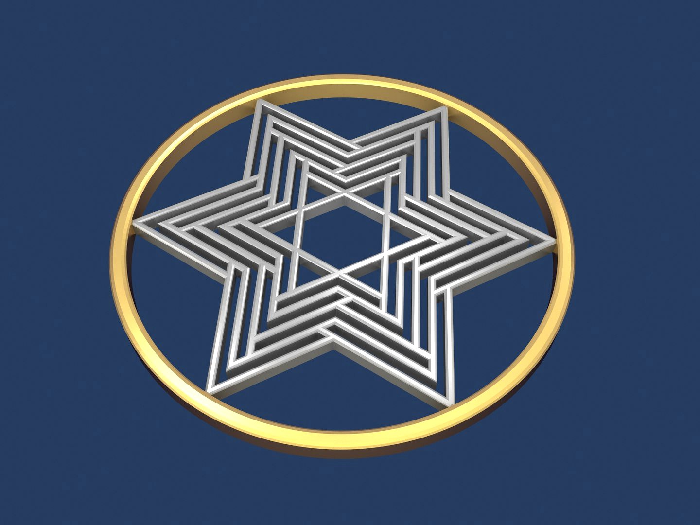 Star of David Circle