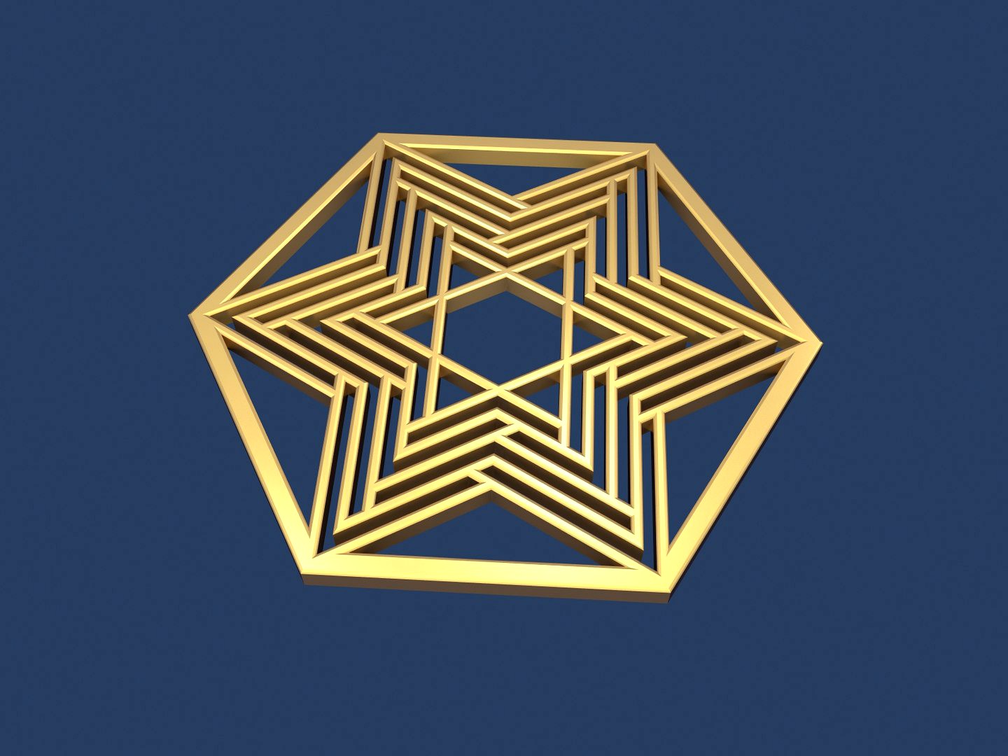 Star of David Hexagon