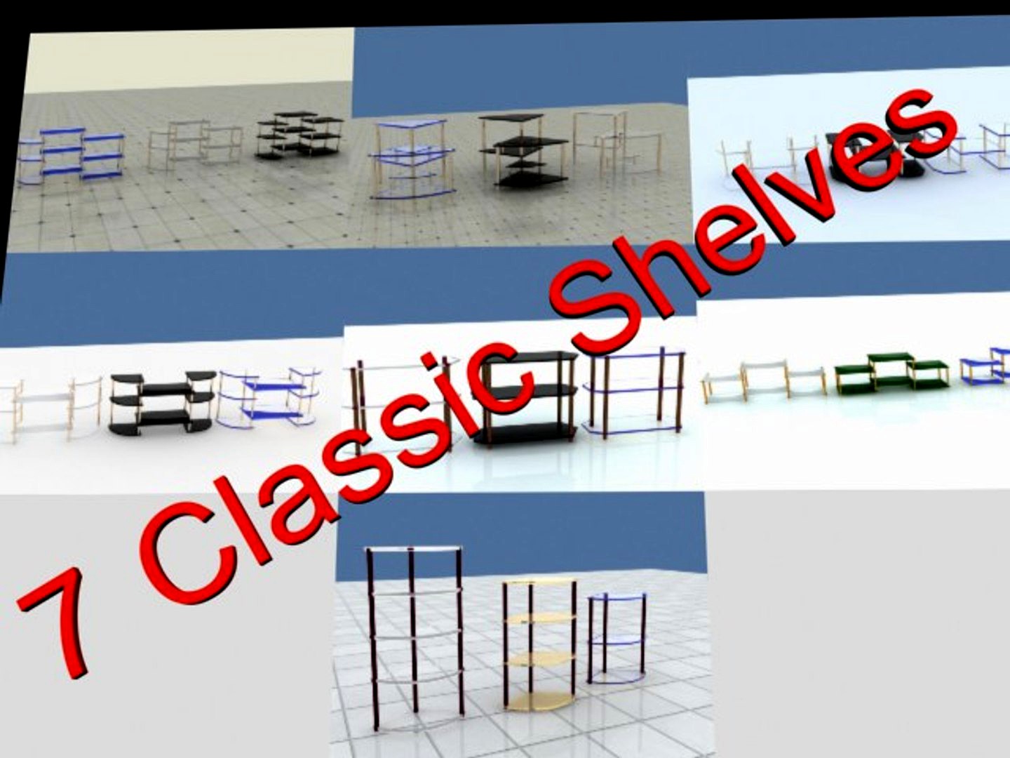 7 Shelves = 42 Shelves