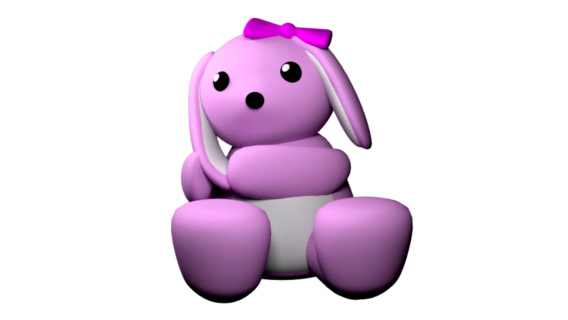 Pink Bunny Plush