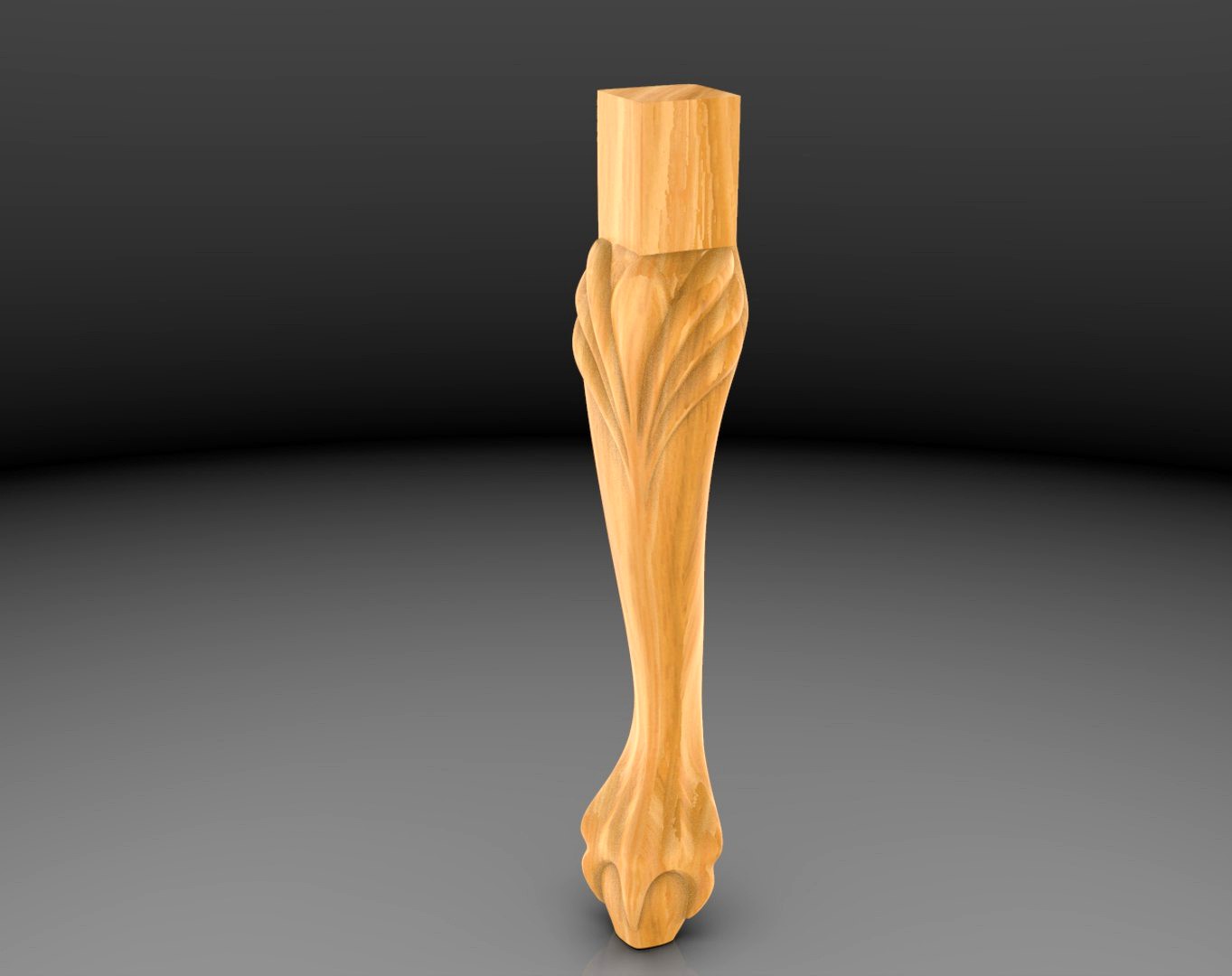 wood leg