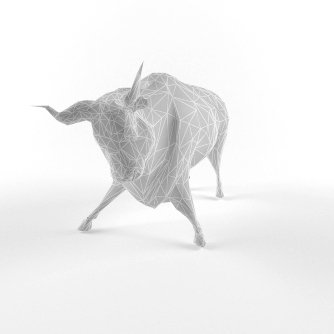 Bull Taurus Animal Low-poly 3D model