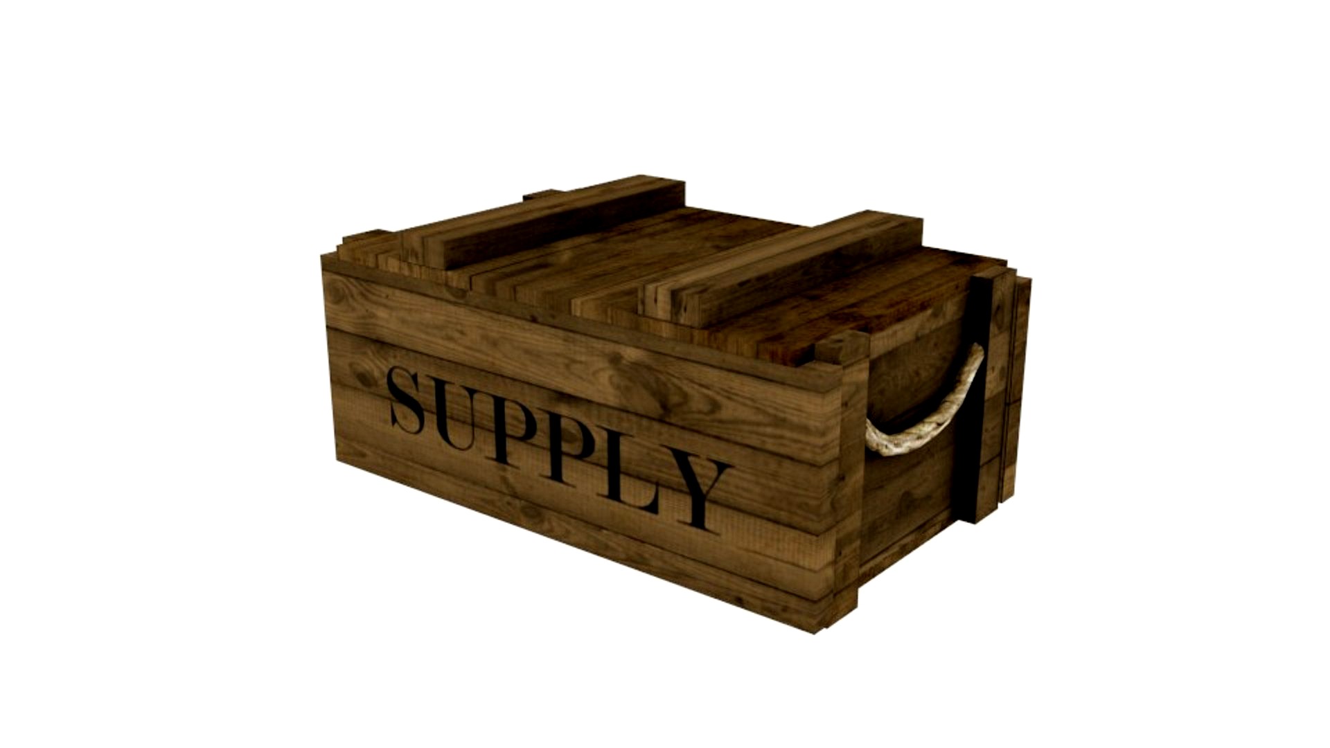 Wooden Supply Chest