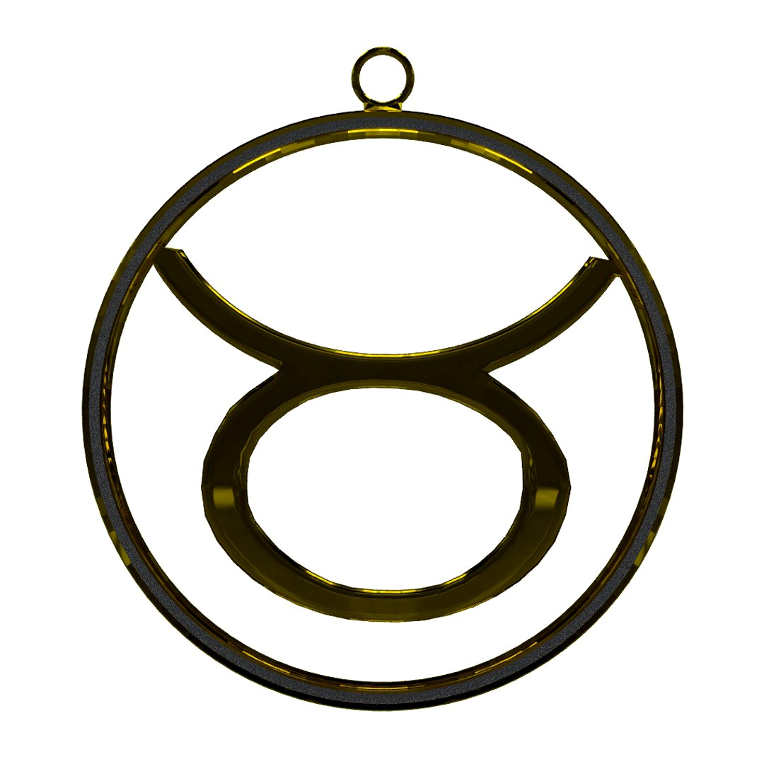Taurus Zodiac Symbol Model
