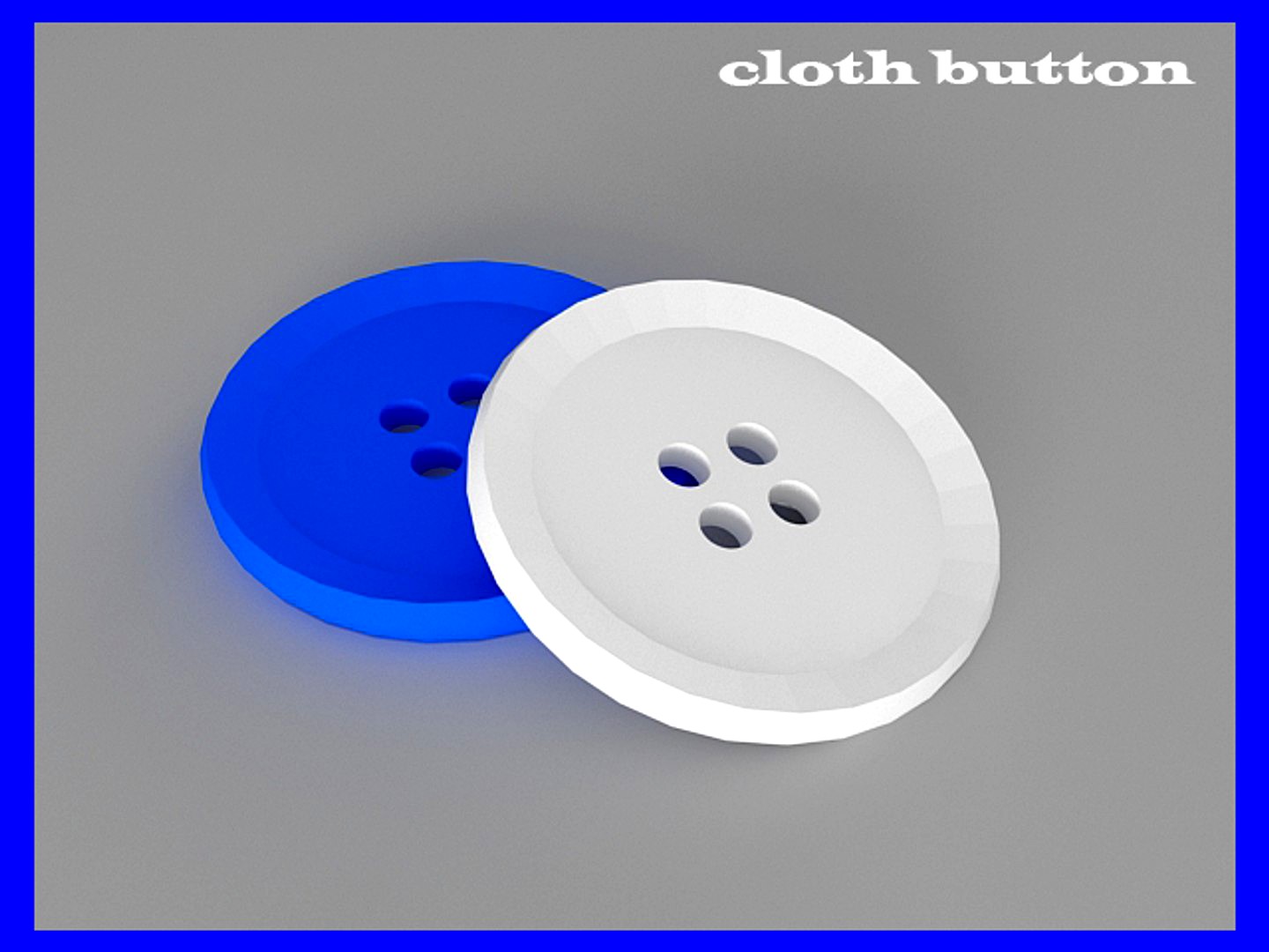 cloth button