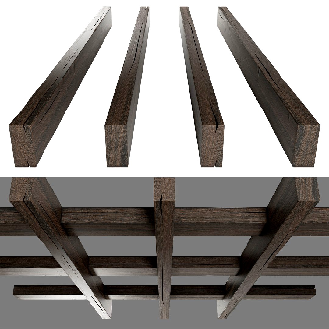 Wooden beams 4