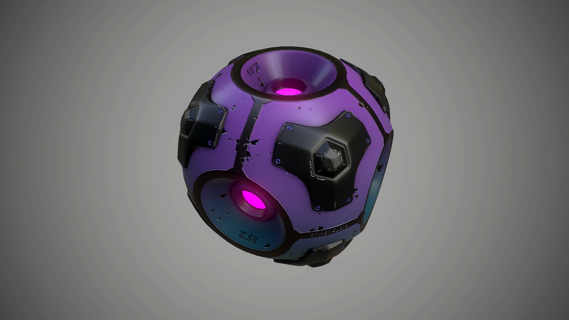 Sci-fi energy sphere
