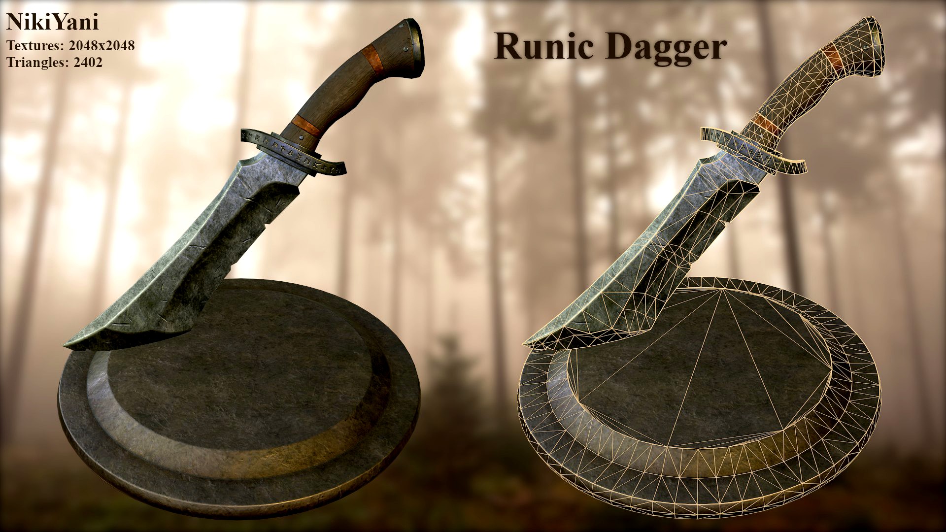 Runic dagger