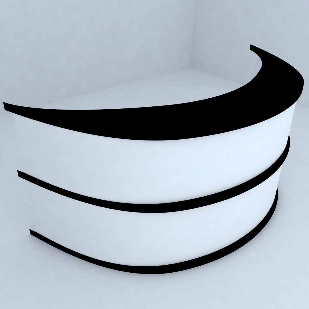 fair reception desk 10 single pattern
