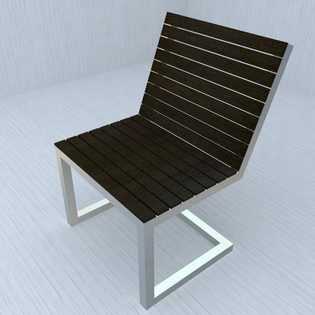 furniture chair 1 darkwood