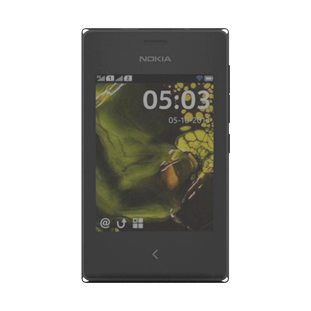Nokia Asha 502 Dual Sim Black
