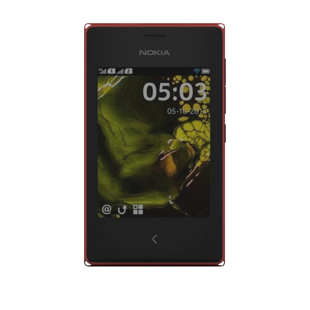 Nokia Asha 502 Dual Sim Red