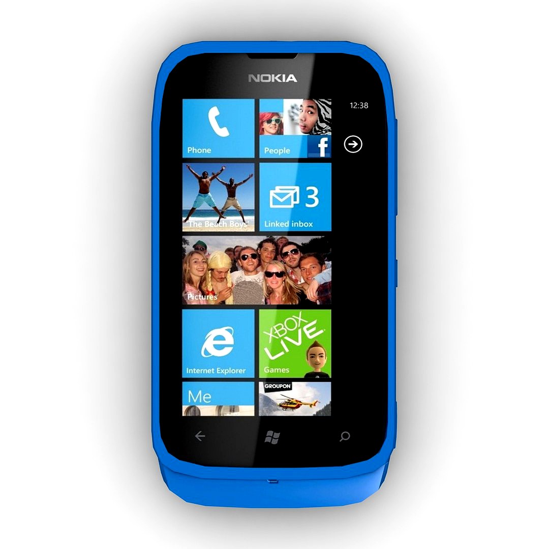Nokia lumia 610.