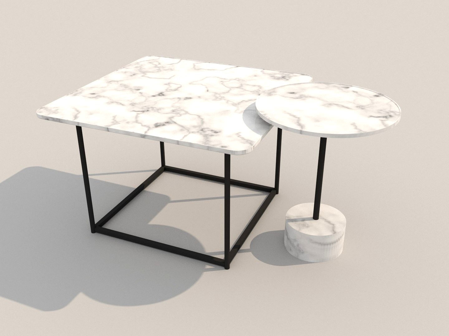 Marble table