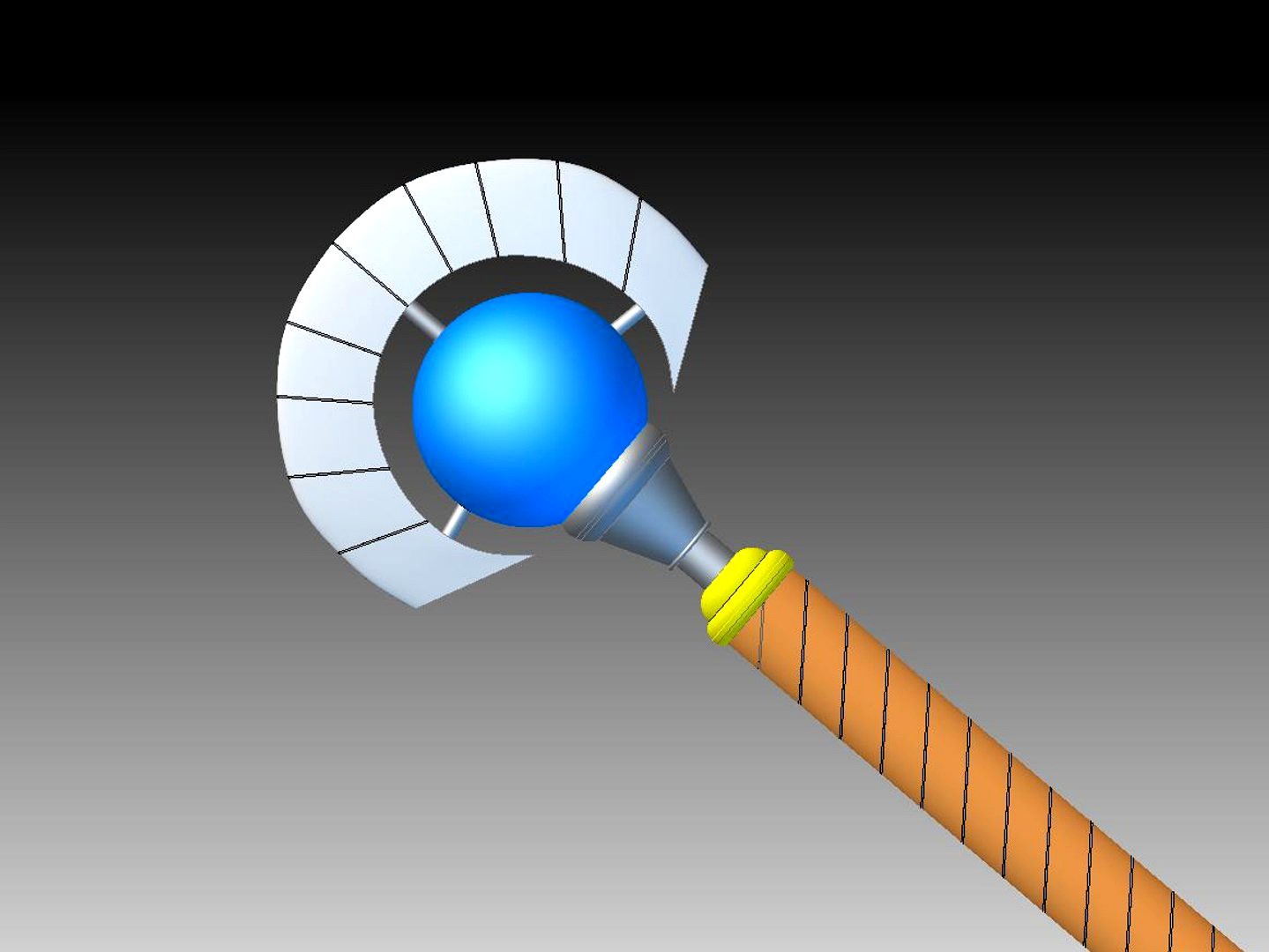 Shining Rod CAD model