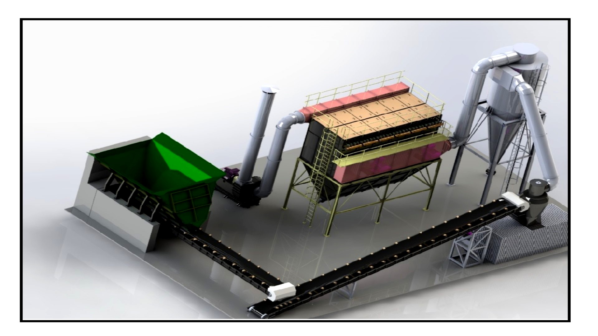 CALCITE FACILITY 0-160 MICRON 40 TONS-  hour  COMPLETE PROJECT