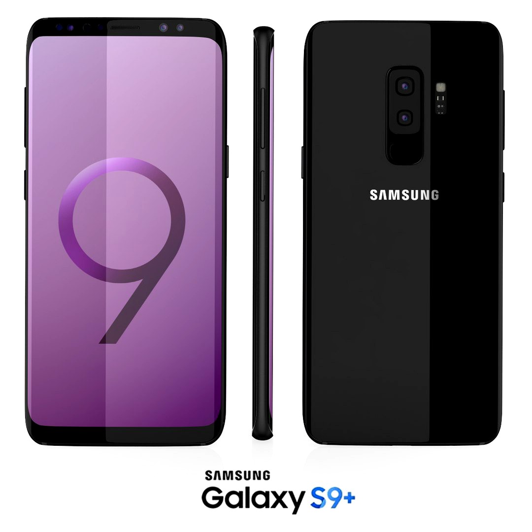 Samsung Galaxy S9 plus Midnight black with SIM slot