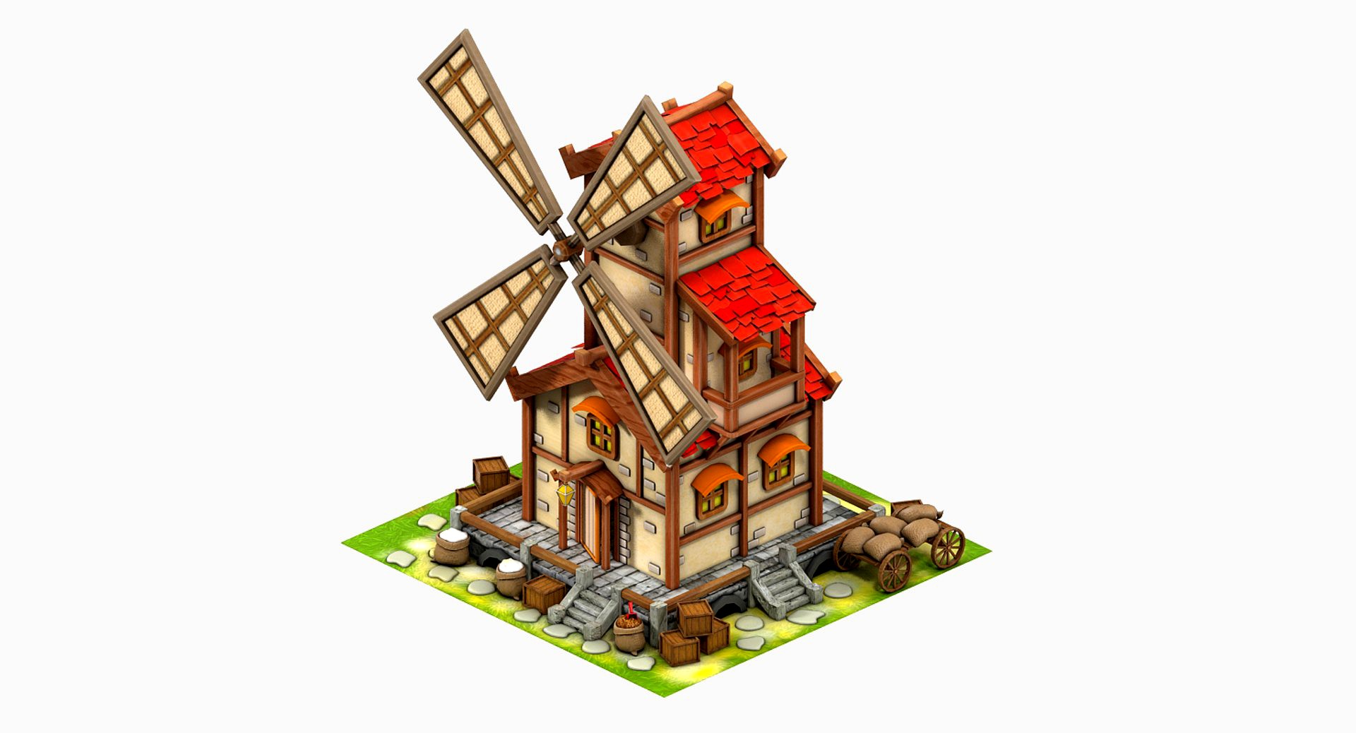 Mill(low Poly)