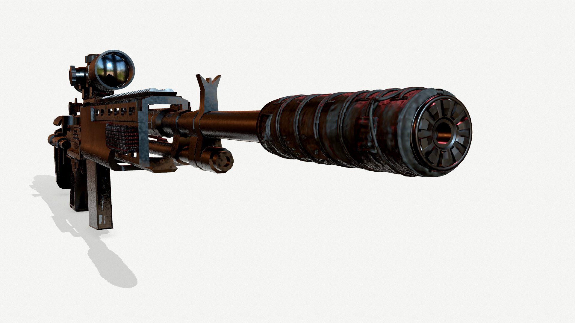 M14 EBR Suppressed