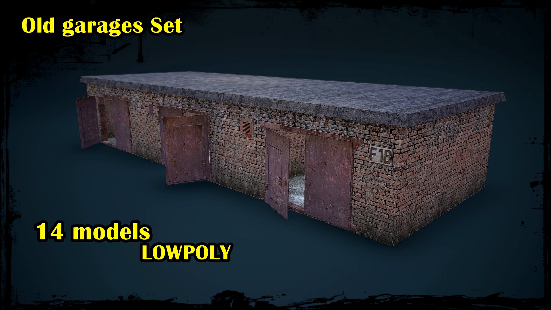 Old garages Set