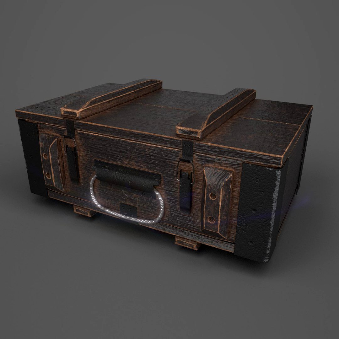 Reinforced Wooden Crate