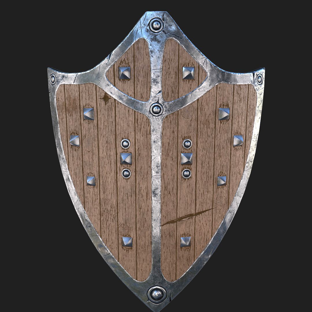 Old Damaged Shield