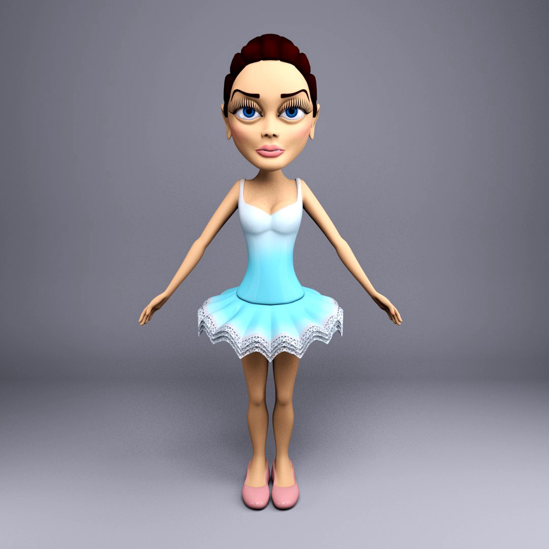 Cartoon Ballerina