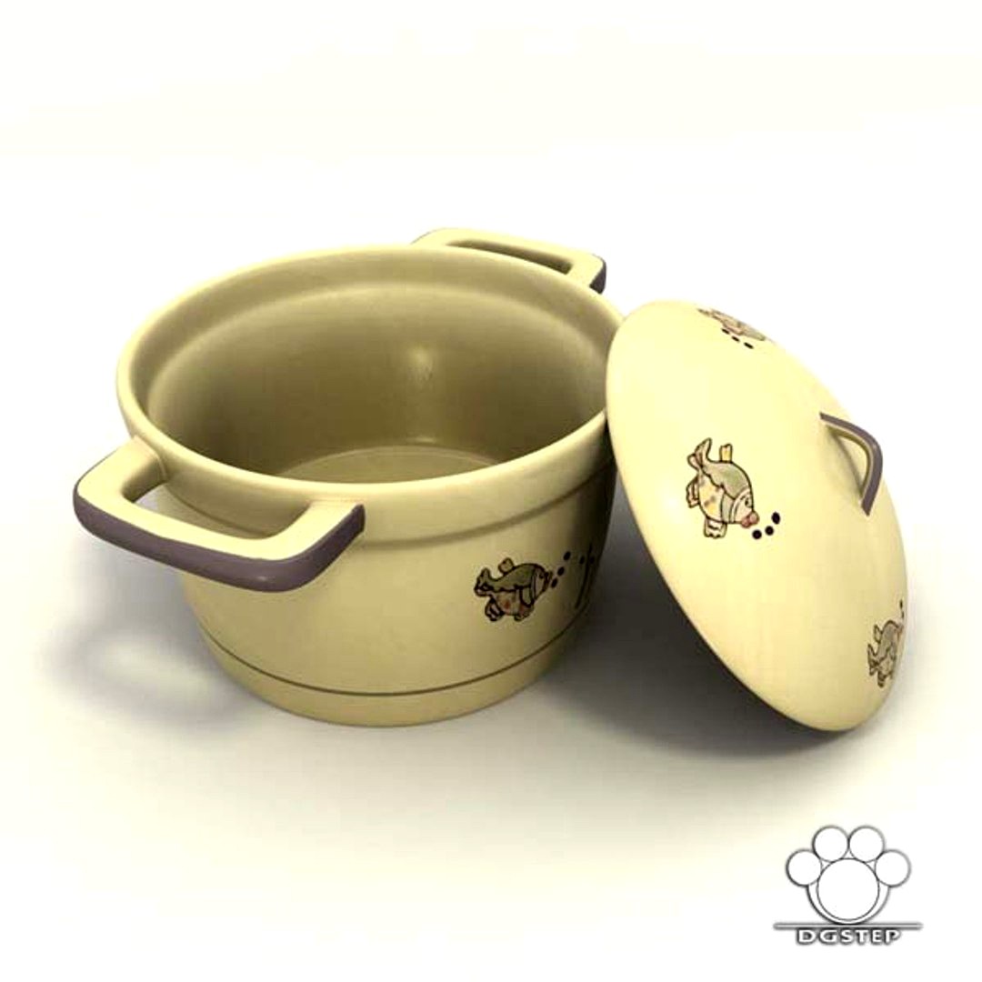 Ceramic Soup Pot 01