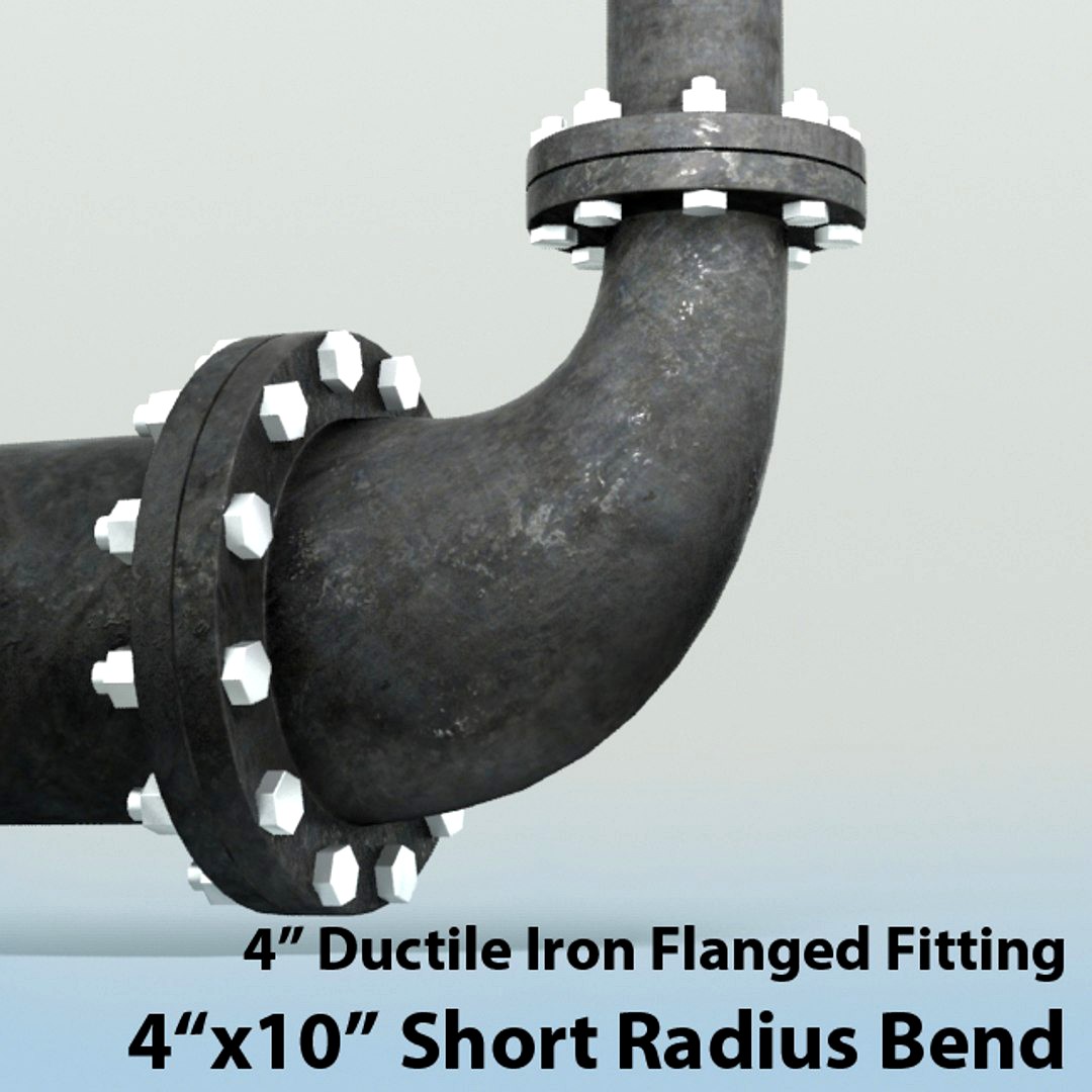 Pipes 4in x 10in Short Radius Reducing Bend