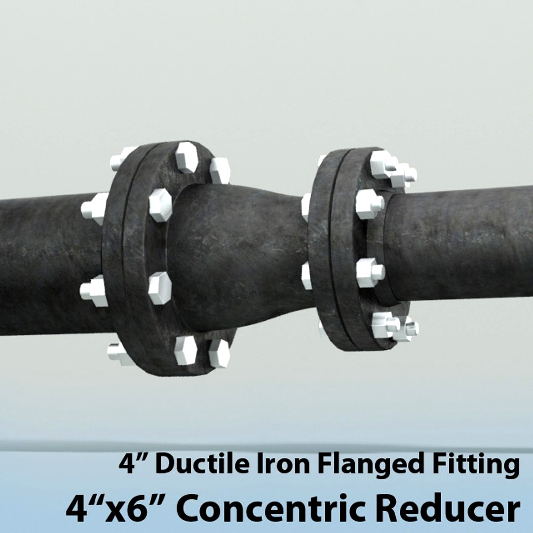Pipes 4in x 6in Concentric Reducer