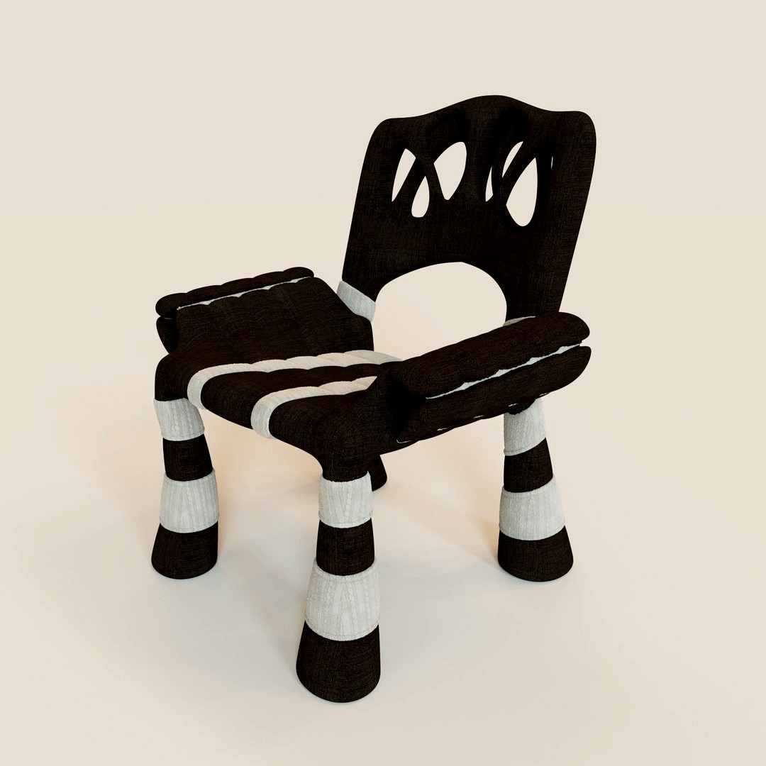 Stylish mad chair
