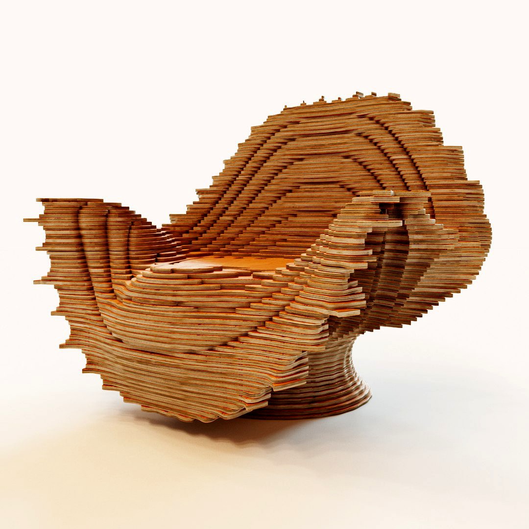 Parametric armchair