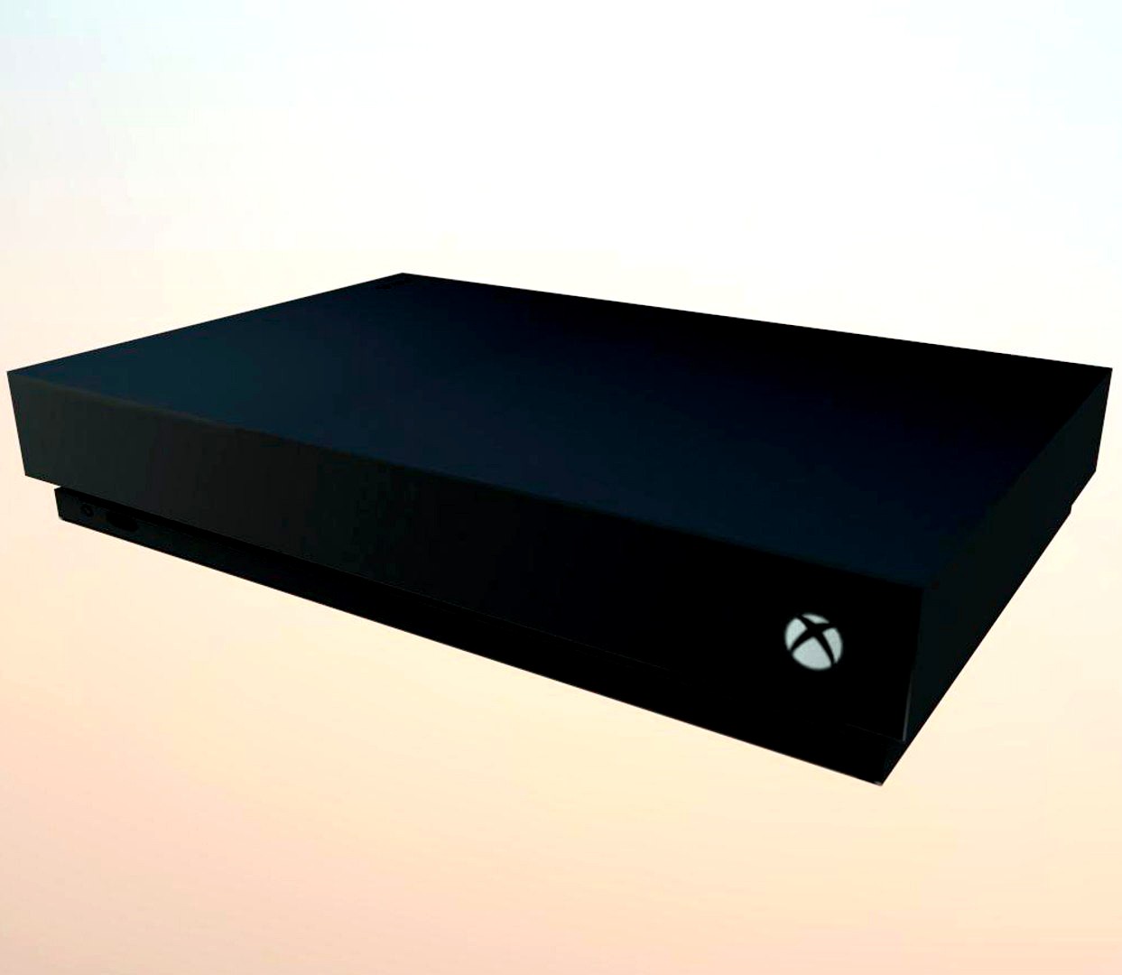 Xbox One X (Low Poly)