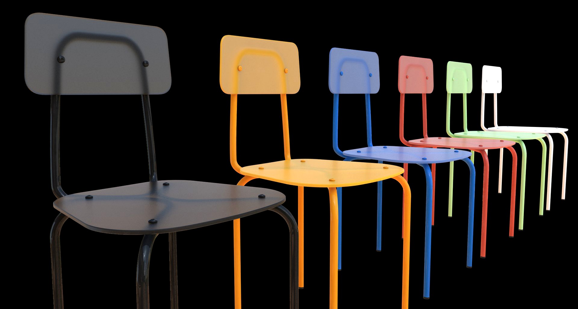plexiglass chair